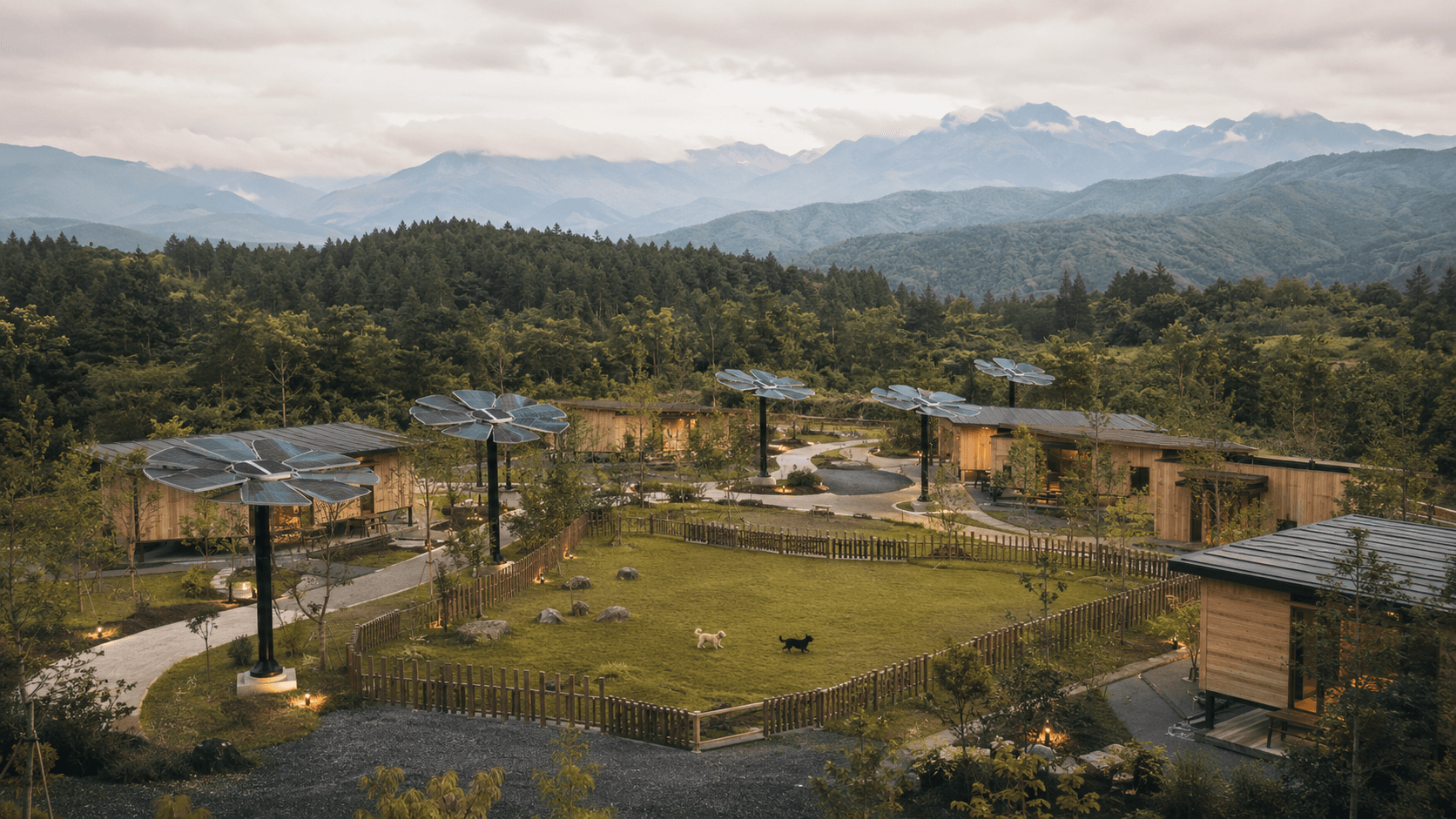Zero-carbon campsite